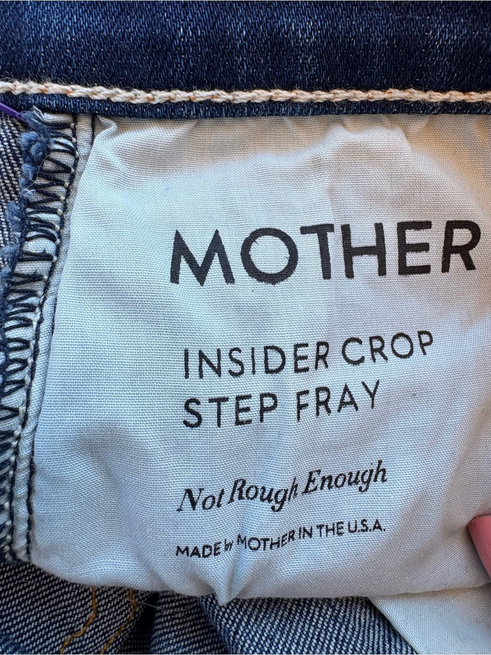 MOTHER Insider Crop Step Fray, size 30 - Picture 9 of 14